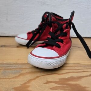 Converse Red High Top Sneakers Kids US 9